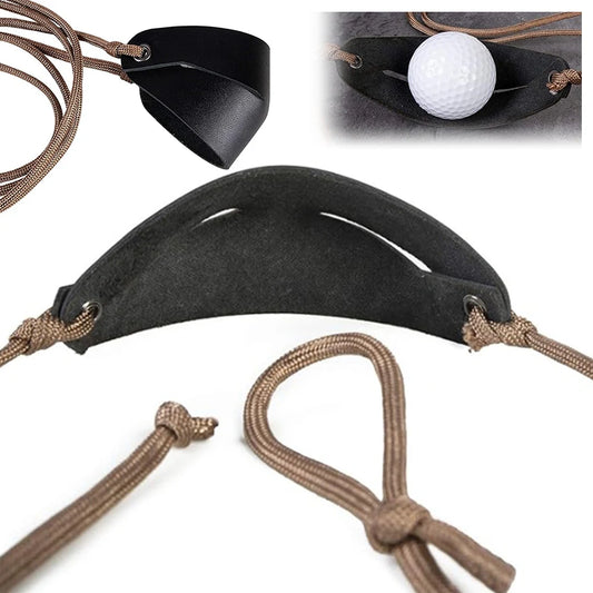 Leather slingshot for Outdoor Sports