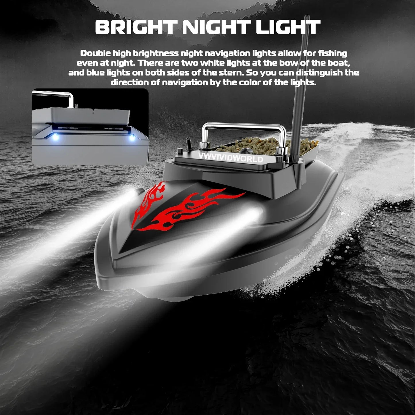 Remote Control,RC Fishing Bait Boat