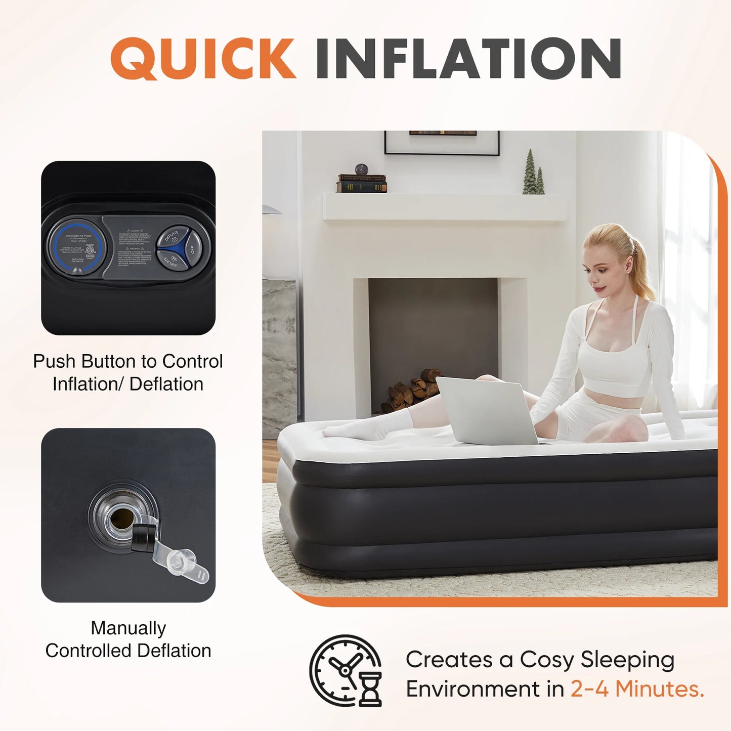 Air Mattress with Built in Pump