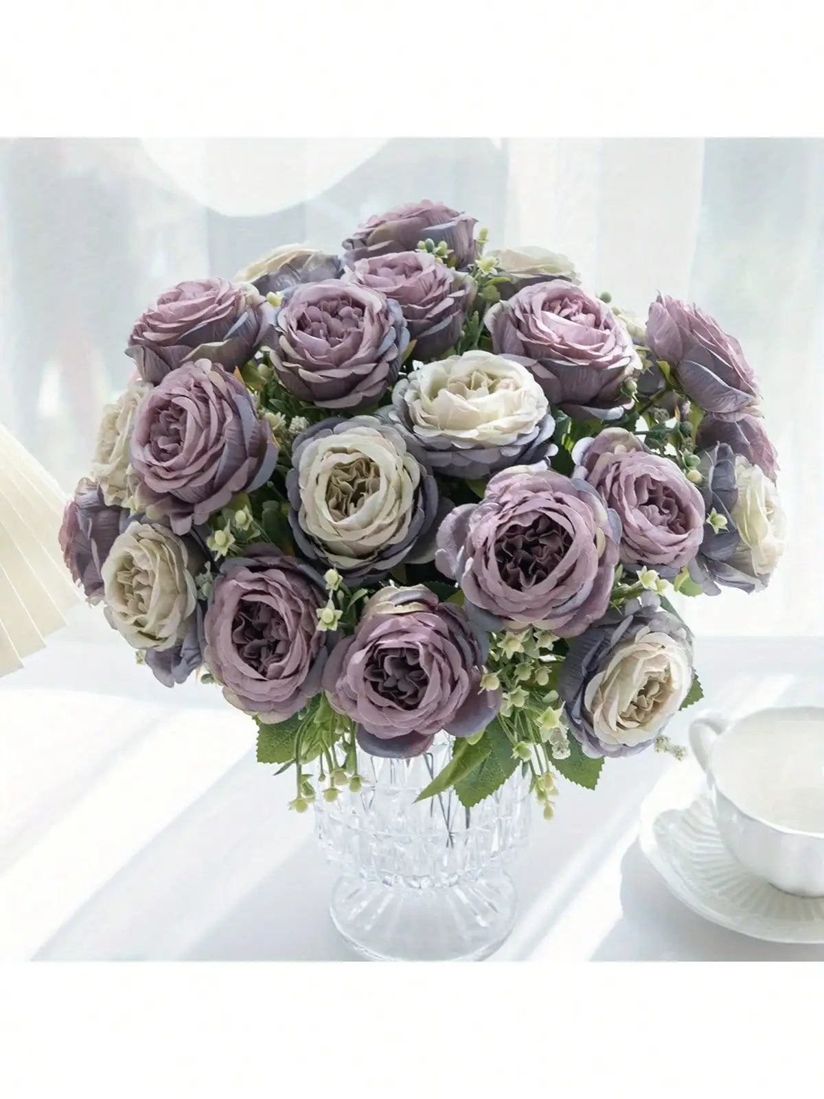 4pcs Artificial Peony Flowers