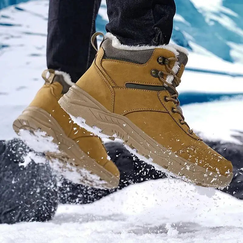 Fleece-Lined Men's Boots