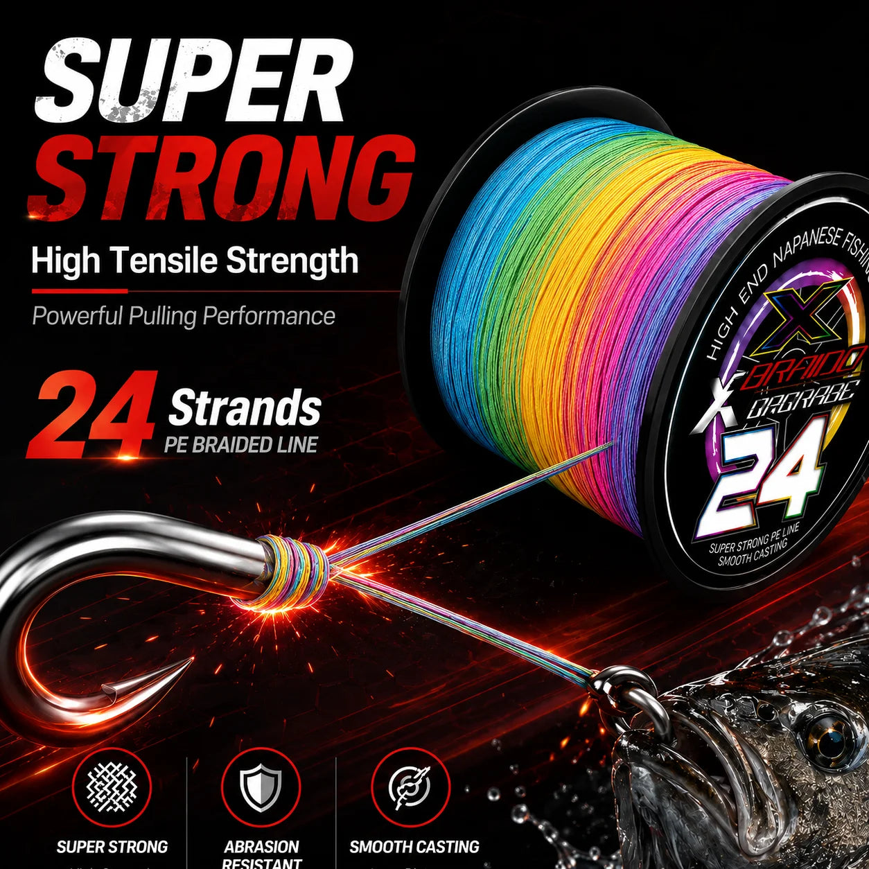 Braided Fishingline HighStrength