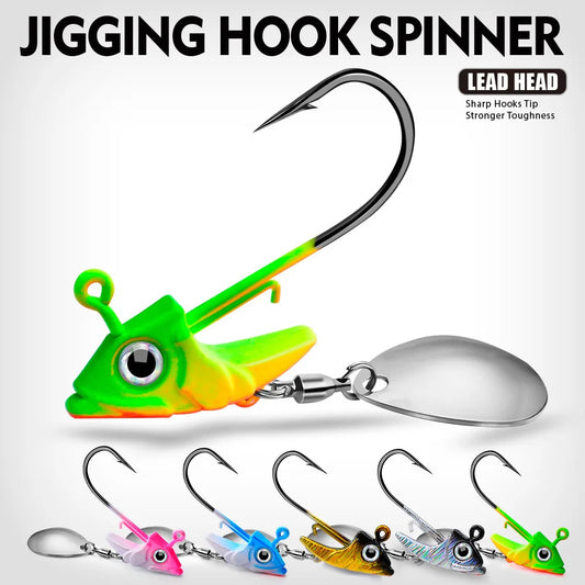 Sequin Metal Spoons Fishing Hooks