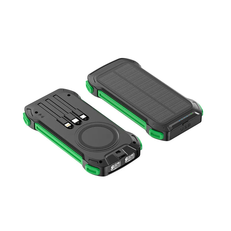 Solar Power Bank Wireless 200000mAh