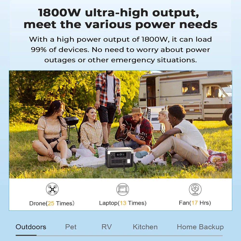Portable Power Station, 1024Wh