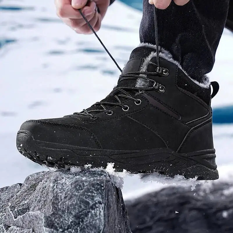 Fleece-Lined Men's Boots