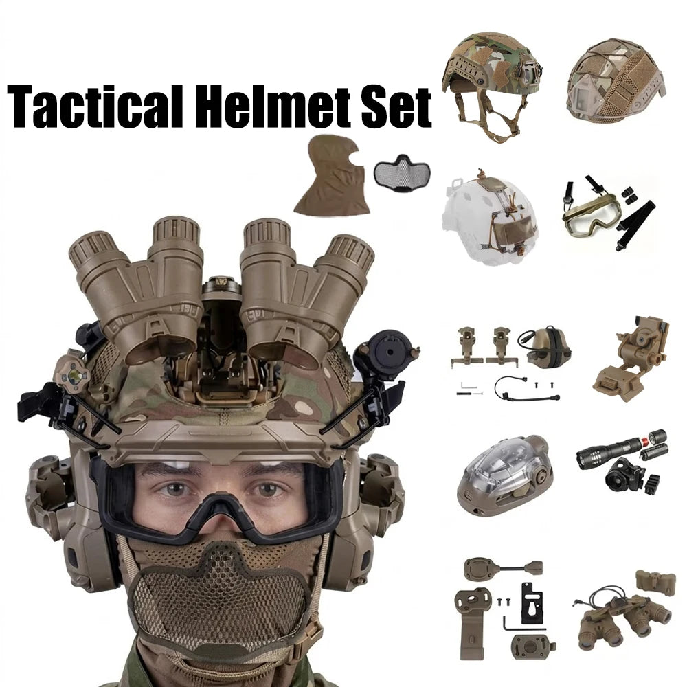 Full Face Mask with Steel Mesh Protection