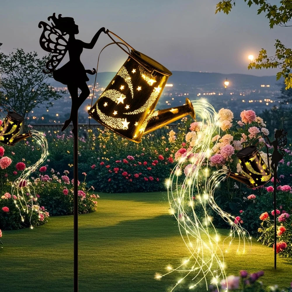 Solar Lights Outdoor Solar Watering Can