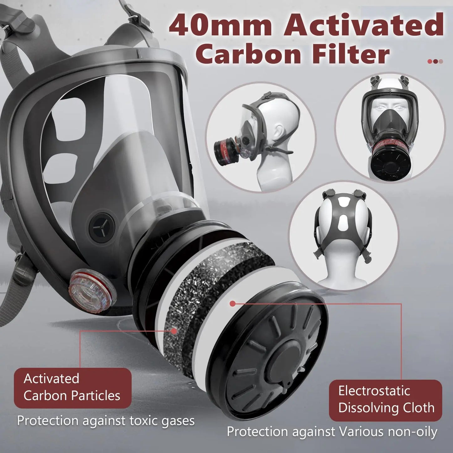 16IN1 Full Face Gas Mask