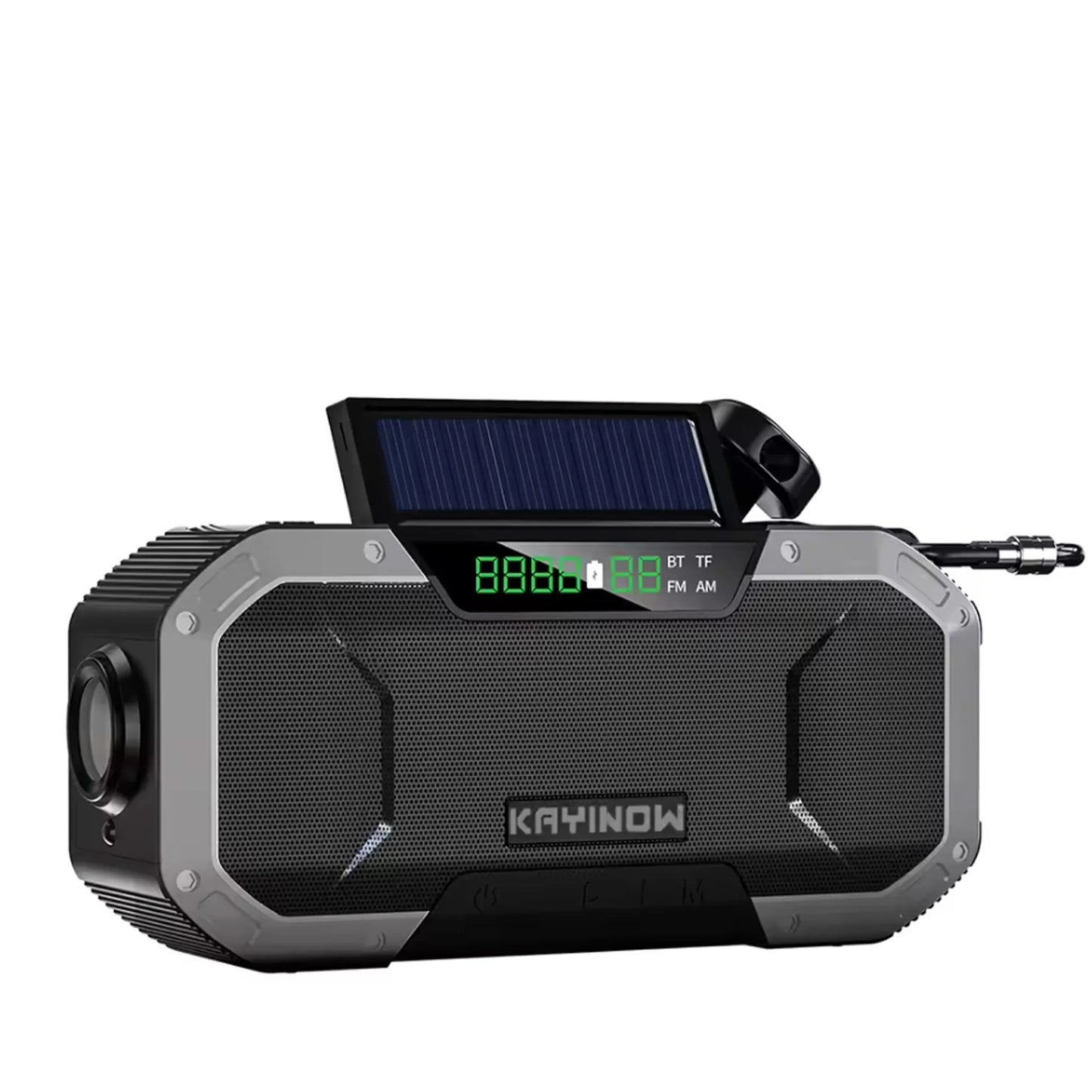 Emergency Solar Weather Radio 5000mAh Power
