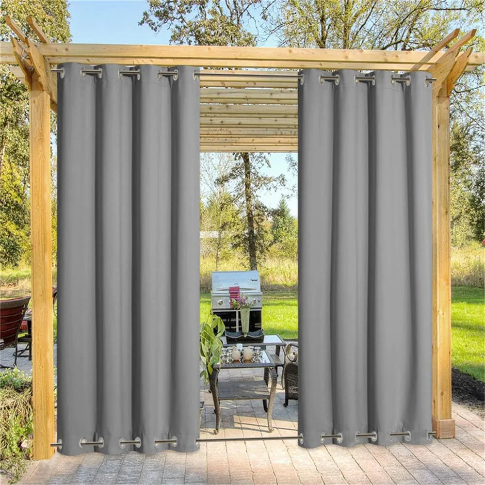 Outdoor Patio Curtains Blackout Thermal