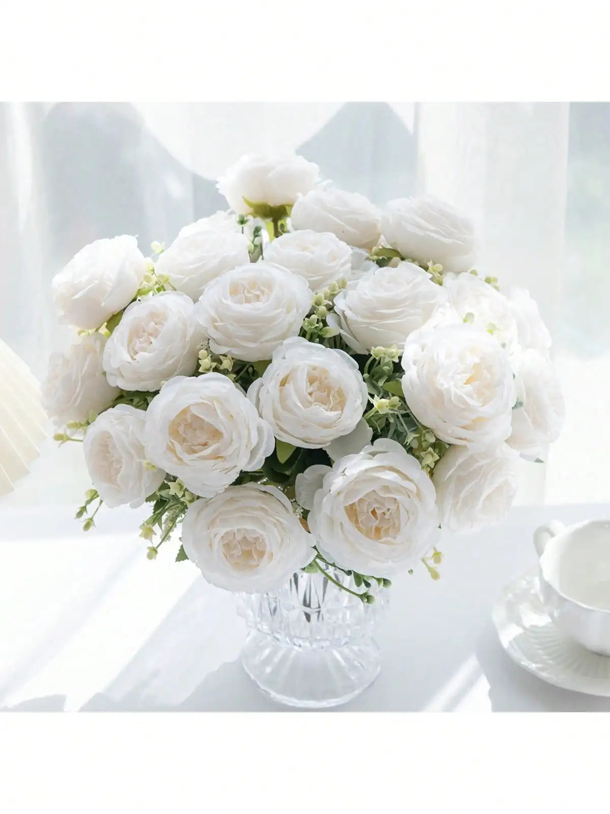 4pcs Artificial Peony Flowers
