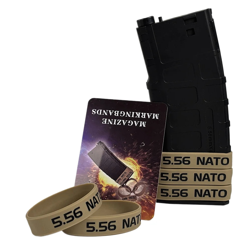 10 Pack 5.56 Mag Bands AR15 Magazine