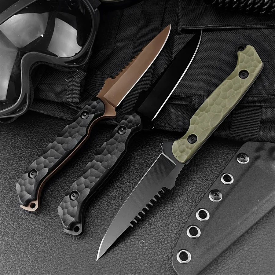 Outdoor Survival Knife - 10" V-Grind Blade