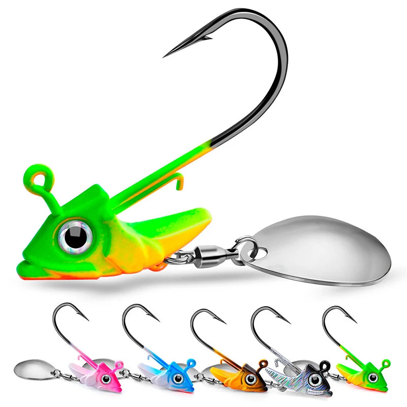 Sequin Metal Spoons Fishing Hooks