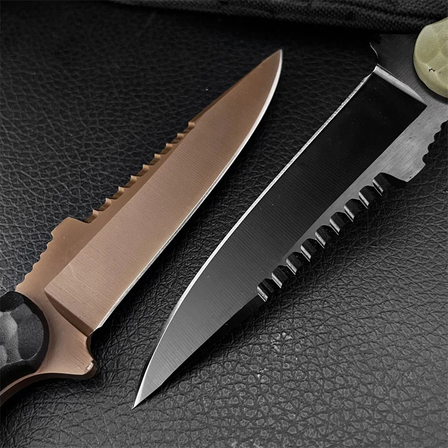 Outdoor Survival Knife - 10" V-Grind Blade