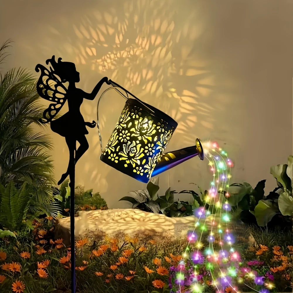 Solar Lights Outdoor Solar Watering Can