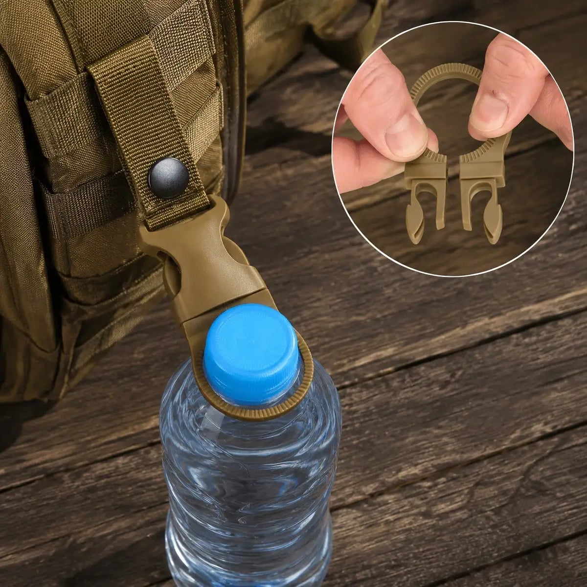 Portable Hiking Water Bottle Hook
