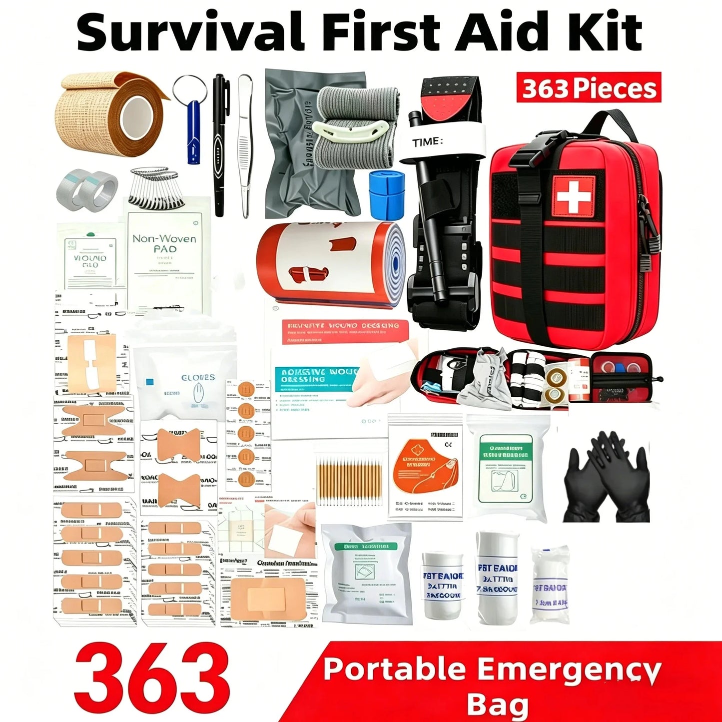 363Pcs First Aid Kit