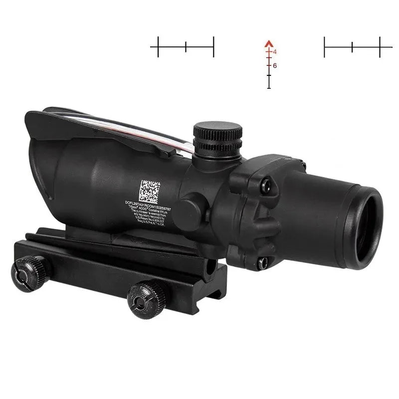 Hunting Scopes Green Red Dot Illuminated Etched Reticle Tactical Optical Sight
