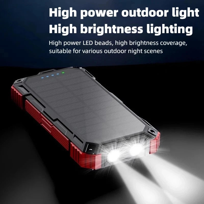 Solar Power Bank Wireless 200000mAh