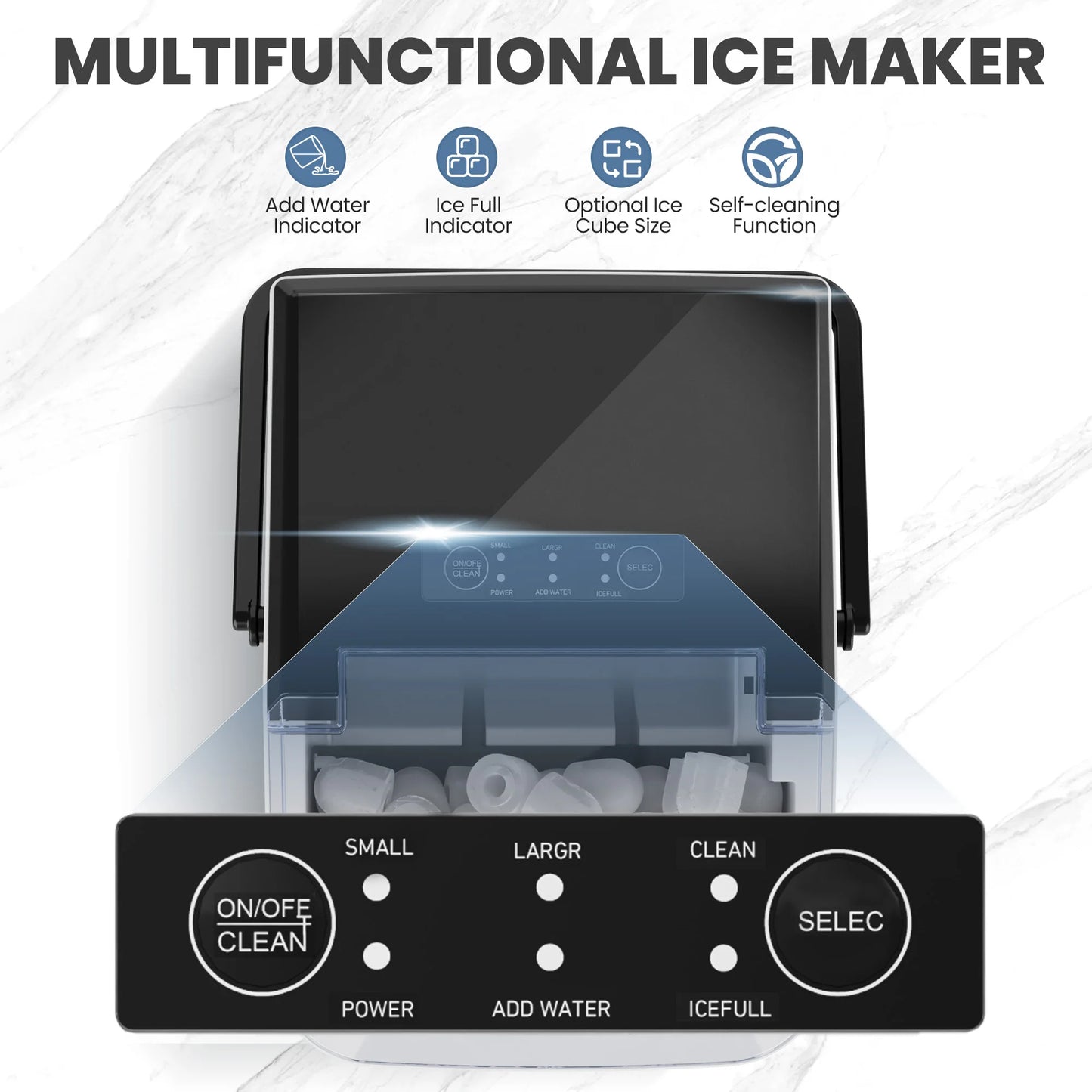 Ice Machine Countertop Self-Cleaning