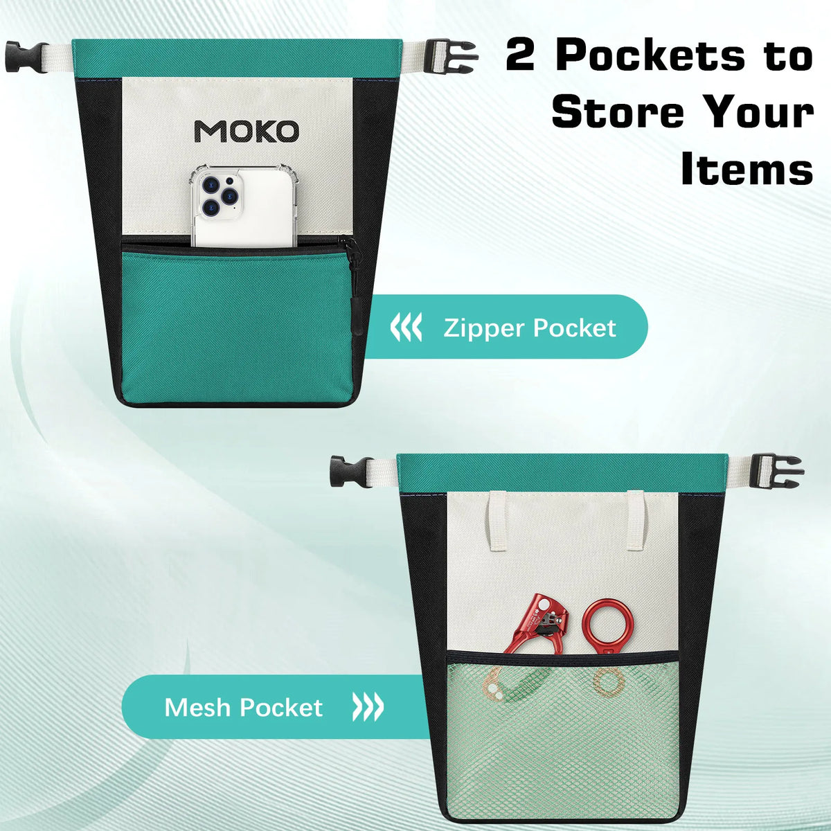 MoKo Chalk Bag for Rock Climbing