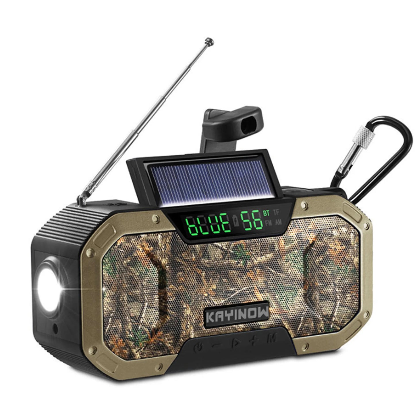 Emergency Solar Weather Radio 5000mAh Power