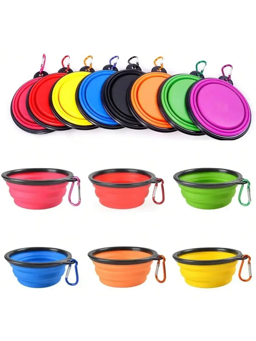 Folding Portable dog Feeder Bowl