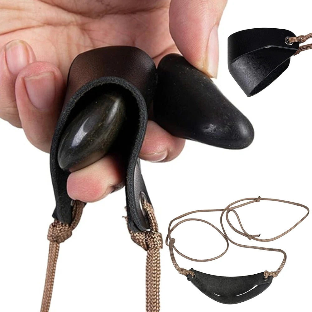 Leather slingshot for Outdoor Sports