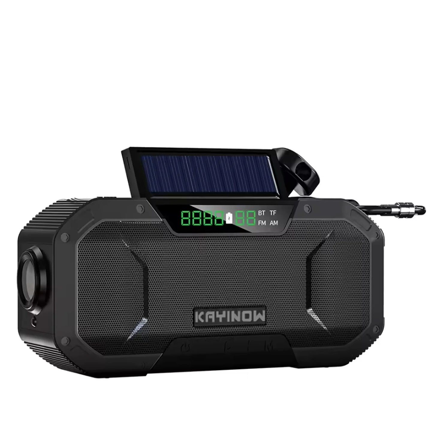 Emergency Solar Weather Radio 5000mAh Power
