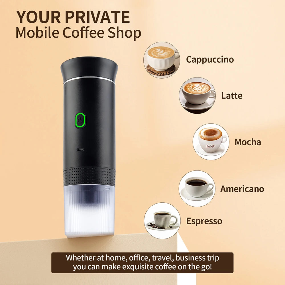 Wireless Electric Espresso Coffee Machine