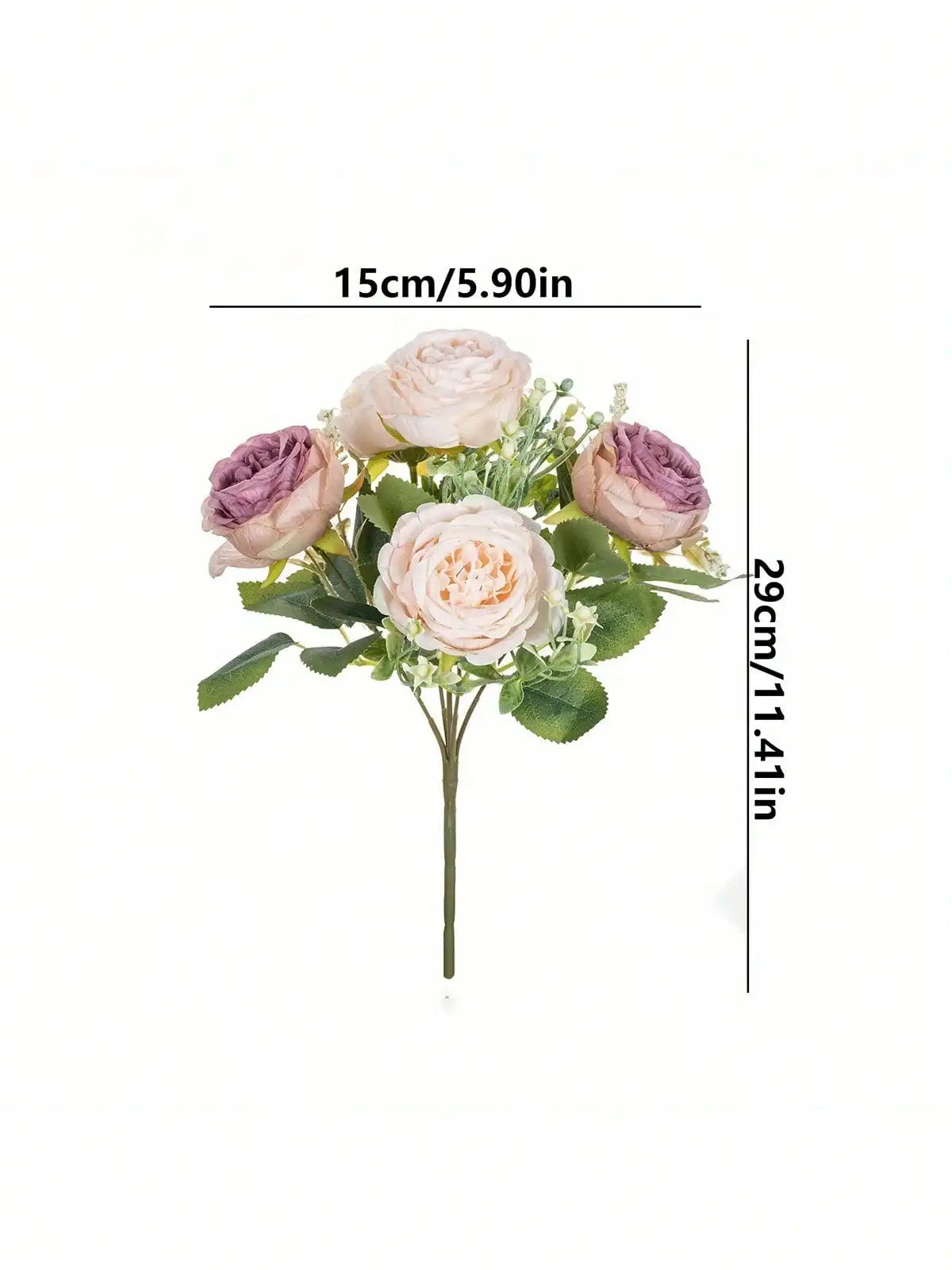 4pcs Artificial Peony Flowers