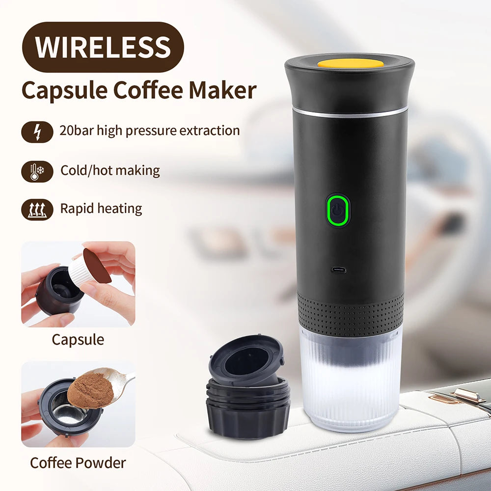 Wireless Electric Espresso Coffee Machine