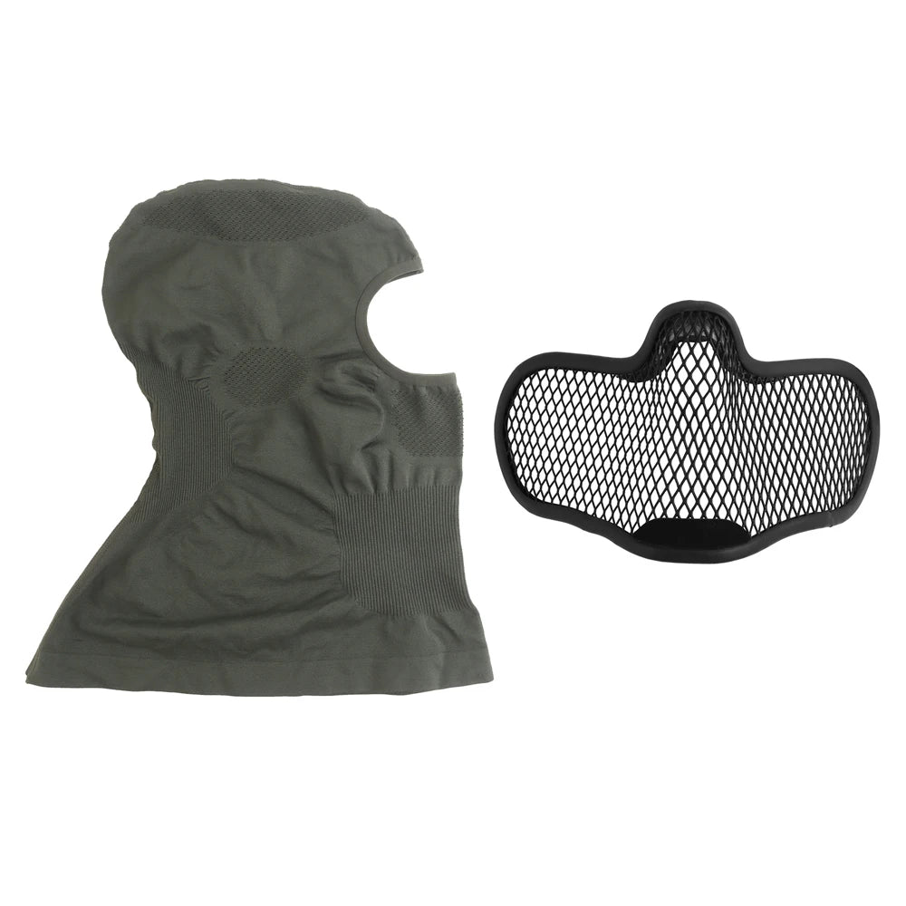 Full Face Mask with Steel Mesh Protection