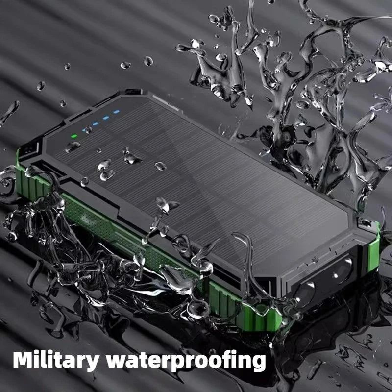Solar Power Bank Wireless 200000mAh