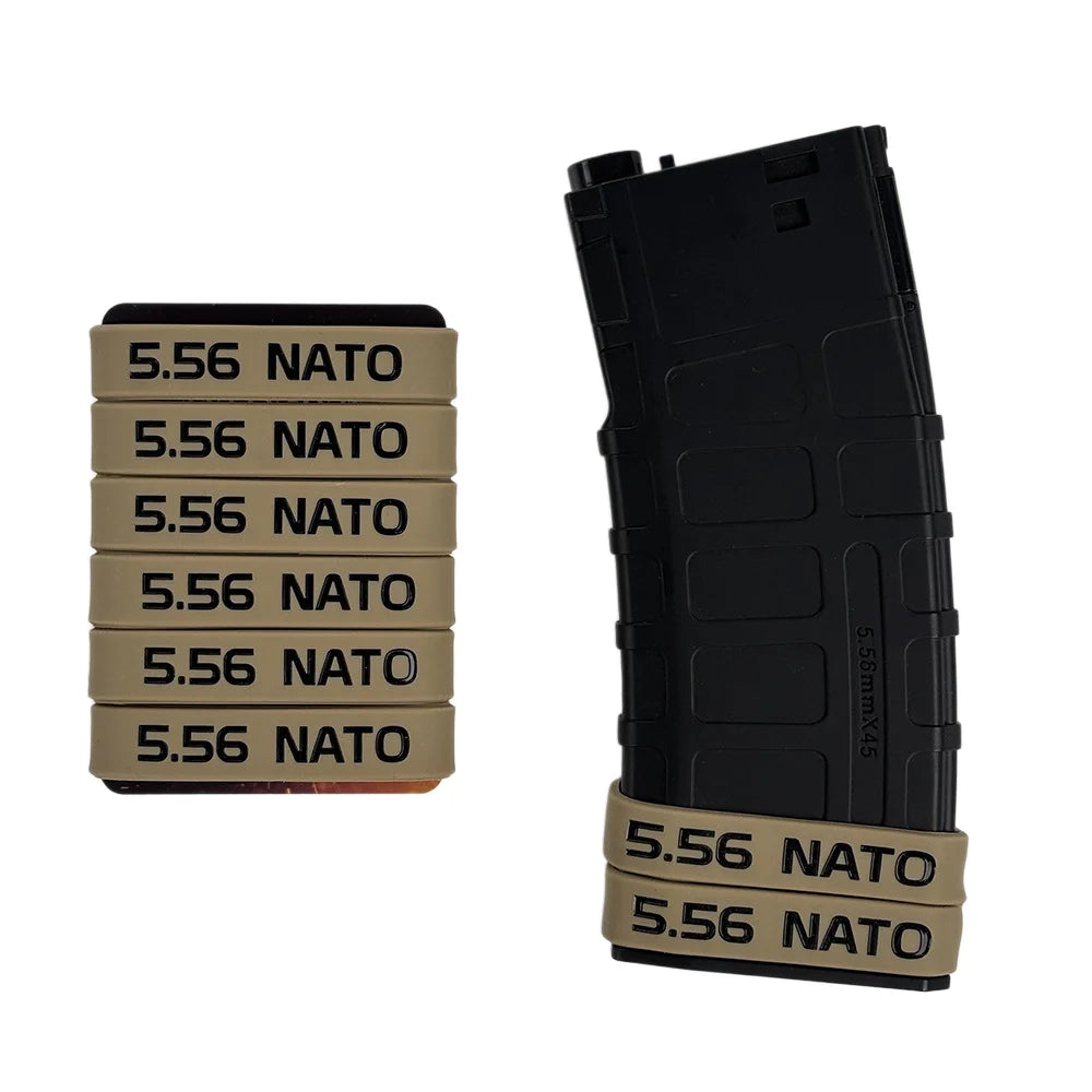 10 Pack 5.56 Mag Bands AR15 Magazine