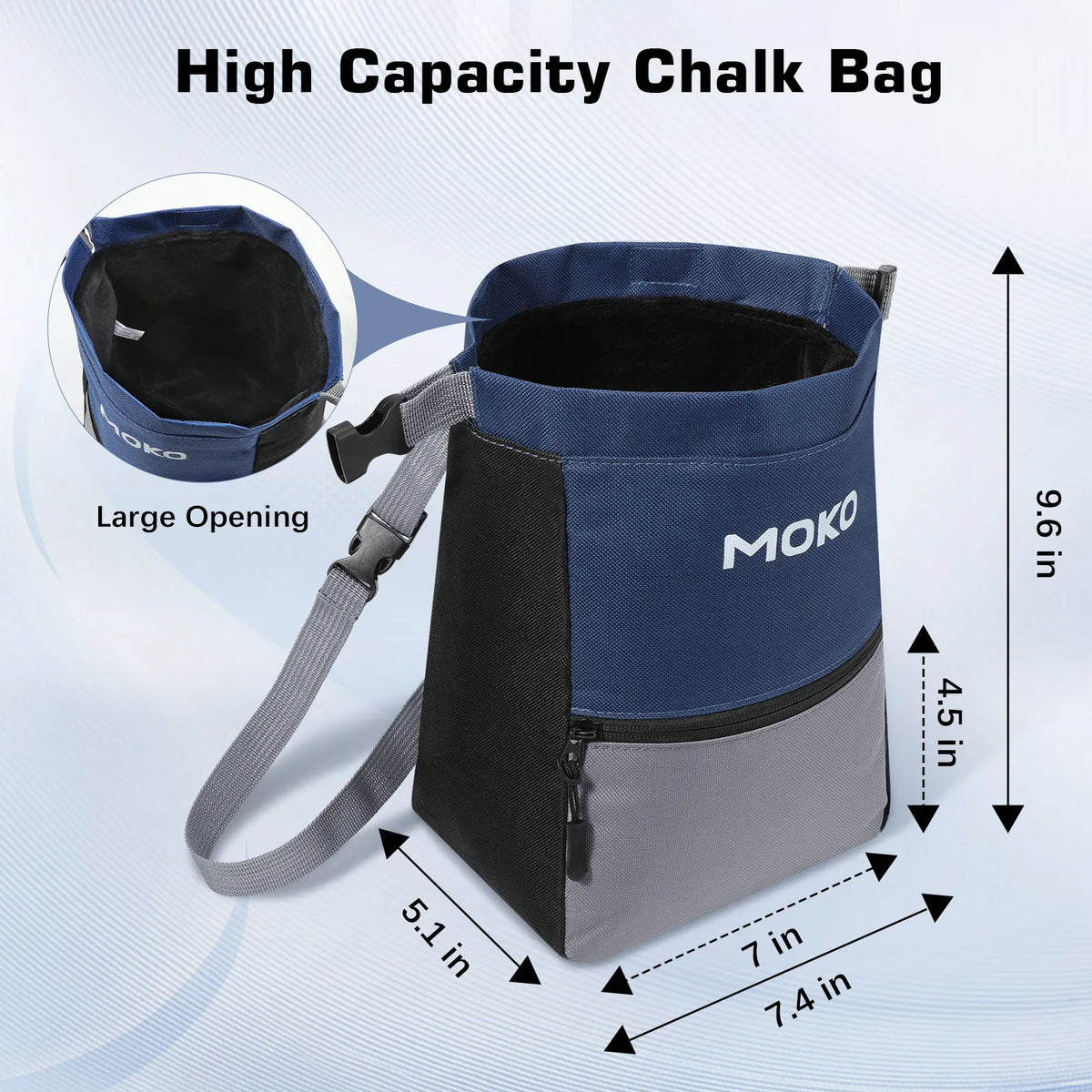 MoKo Chalk Bag for Rock Climbing
