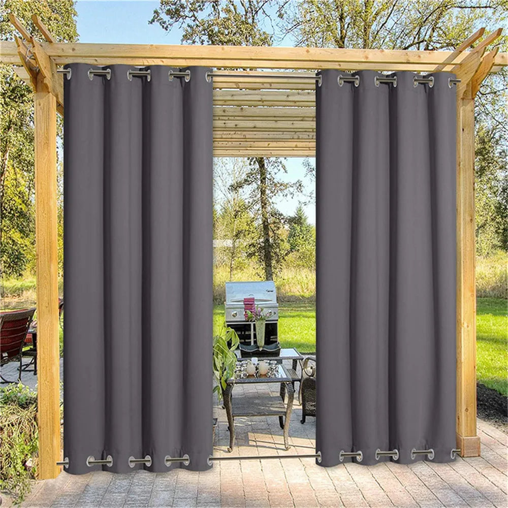 Outdoor Patio Curtains Blackout Thermal