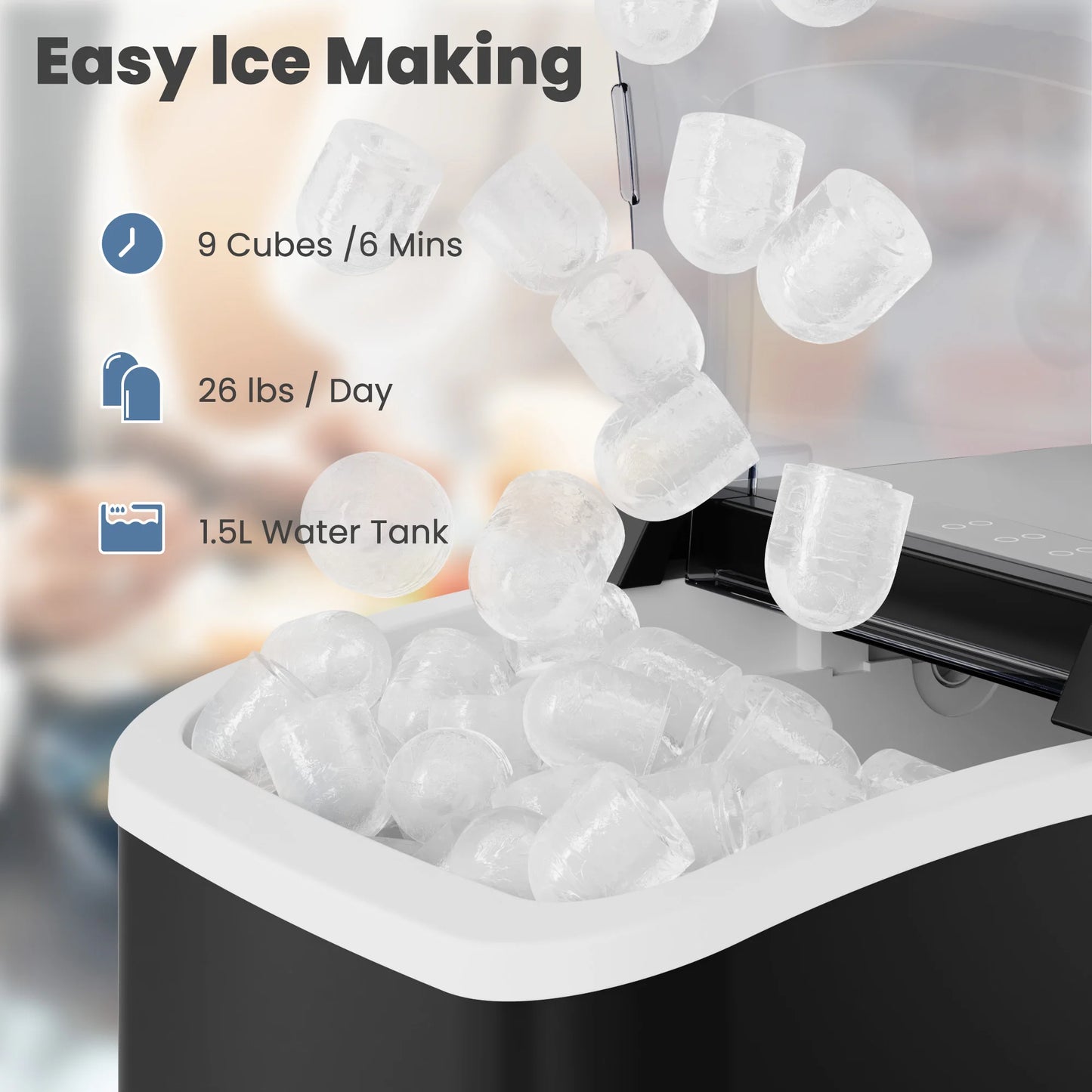 Ice Machine Countertop Self-Cleaning