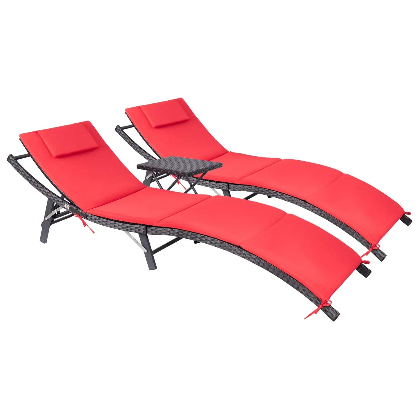 Adjustable Lounge Set 3pcs