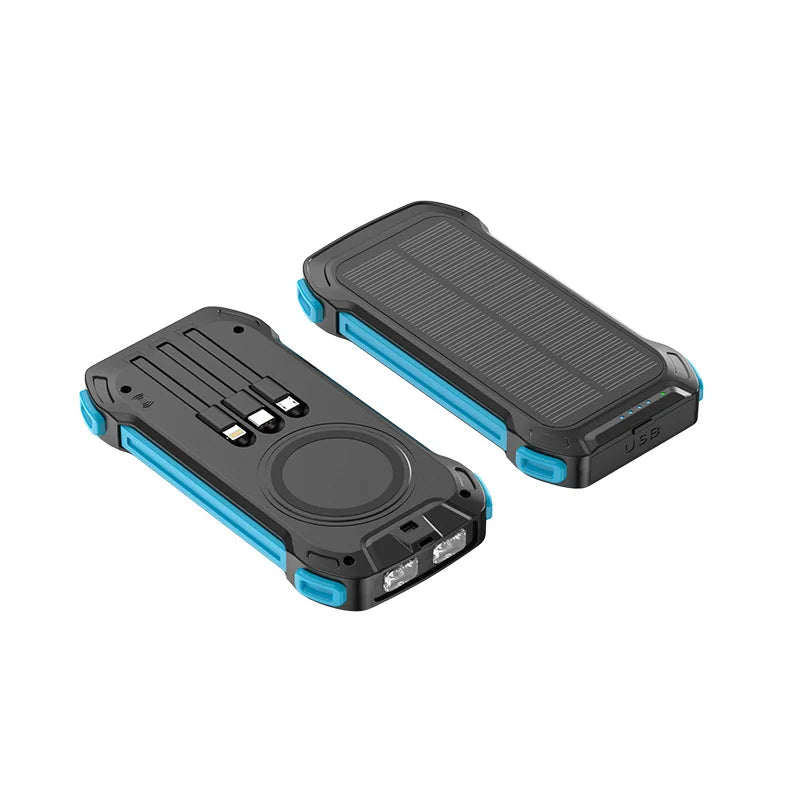 Solar Power Bank Wireless 200000mAh