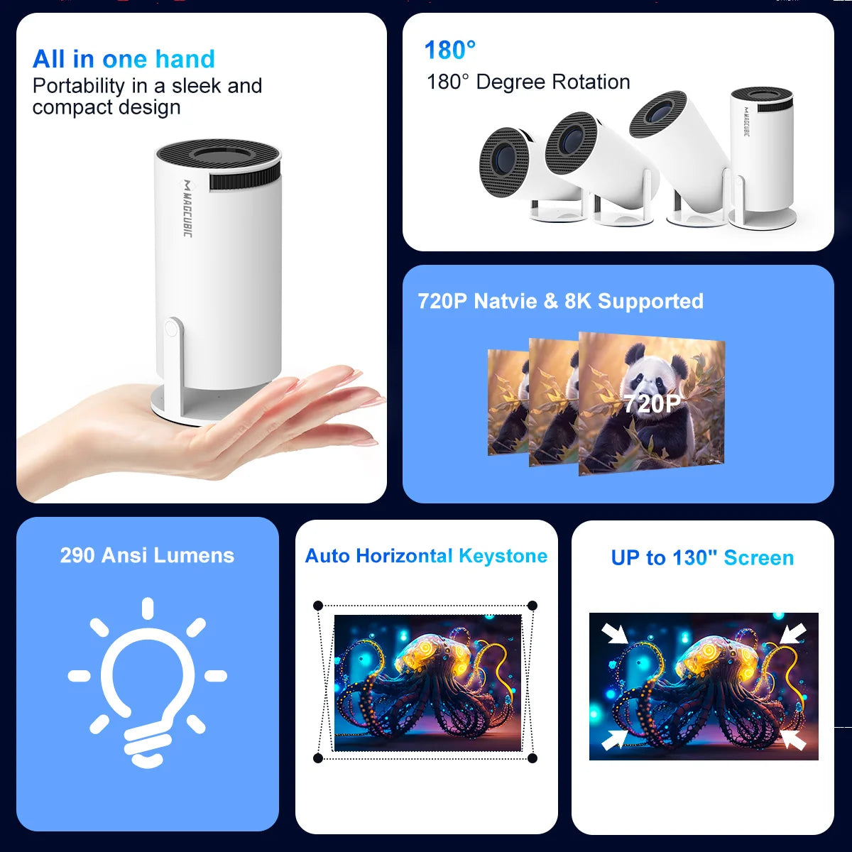 Home Outdoor Projector