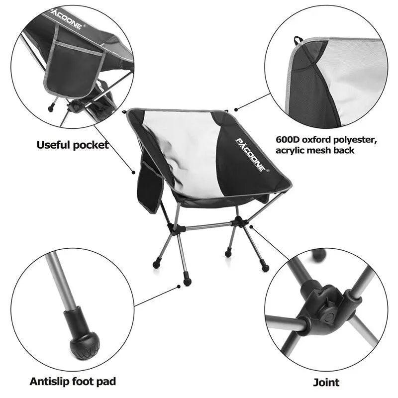 Travel folding outdoor chair