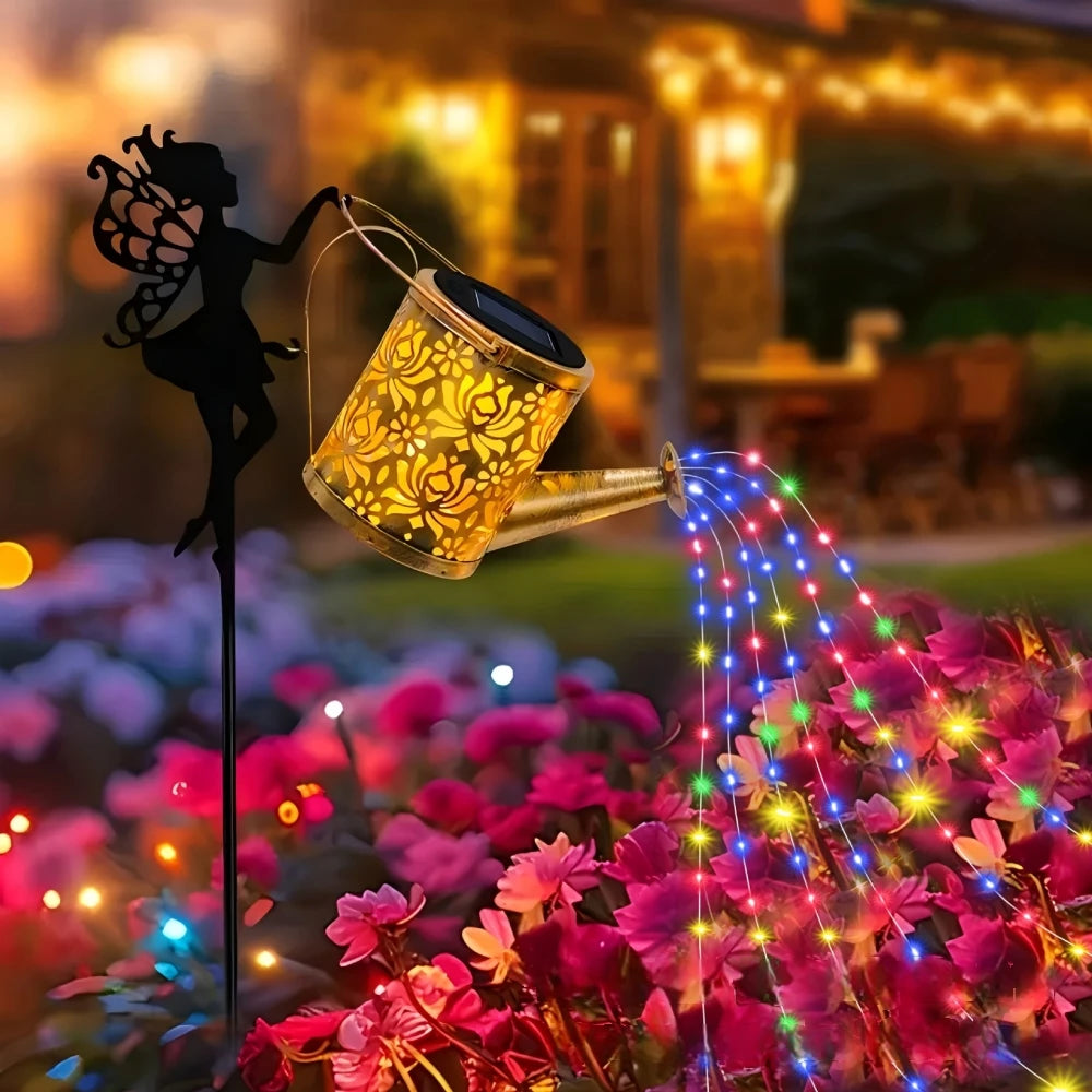 Solar Lights Outdoor Solar Watering Can