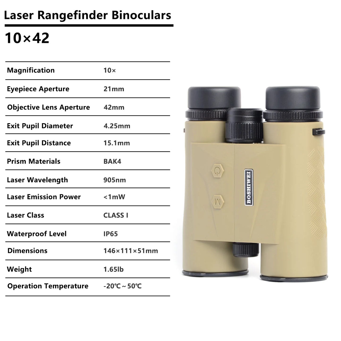Laser Rangefinder Binoculars