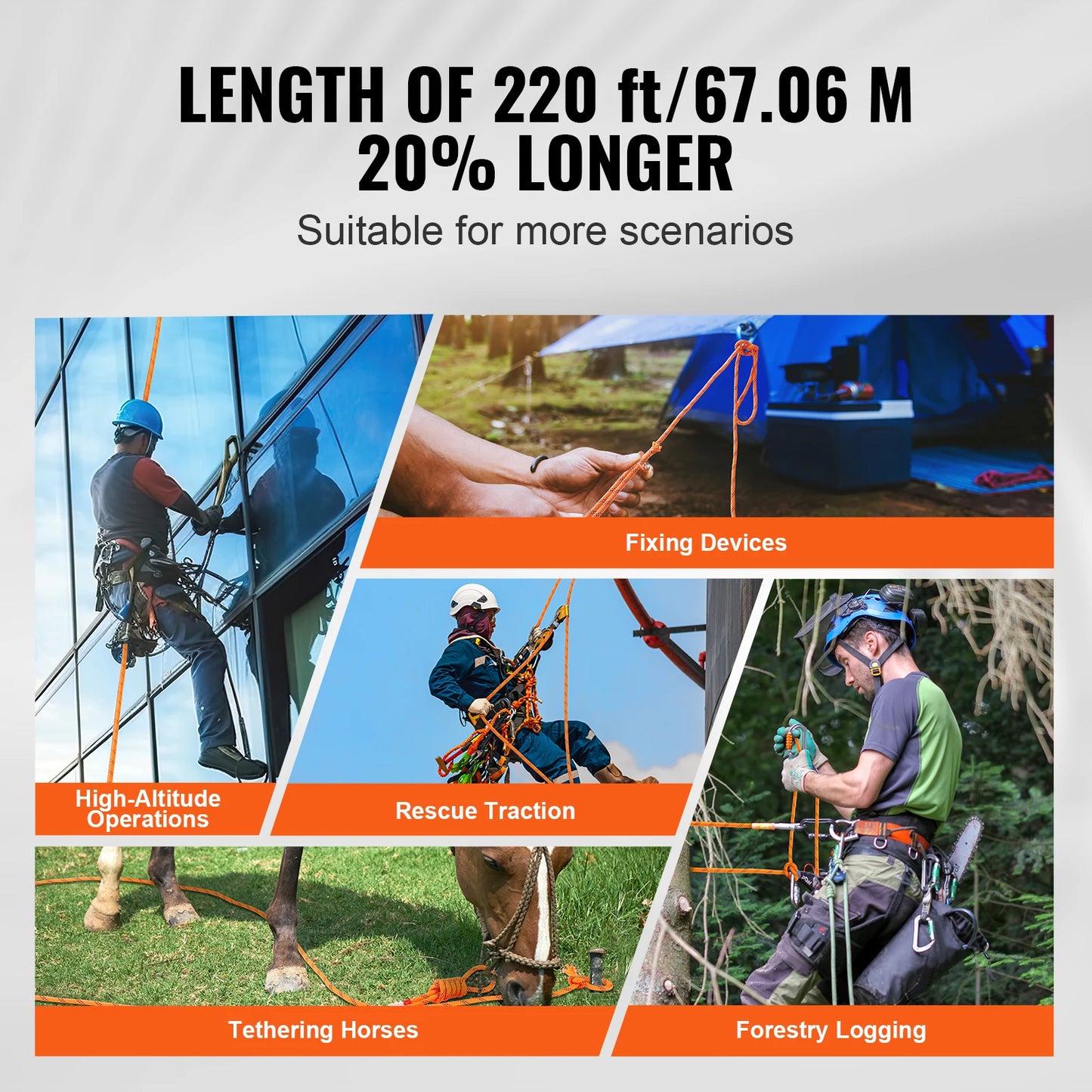 220ft  Rope 48-Emergency Cord Rescue