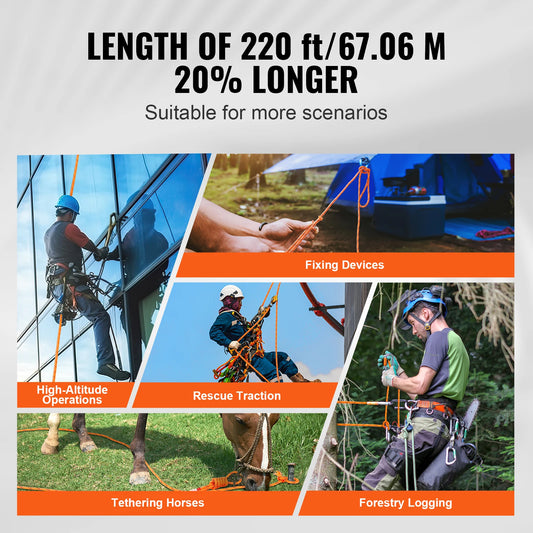 220ft  Rope 48-Emergency Cord Rescue