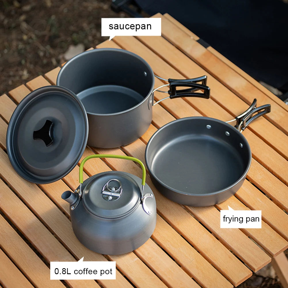 3PCS Camping Cookware