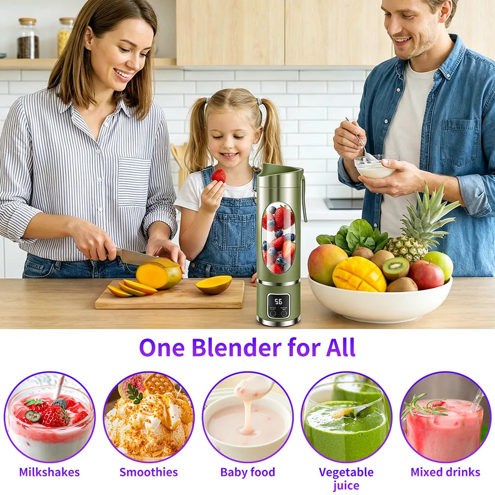 450ml Portable Juicer BlenderUSB Charging